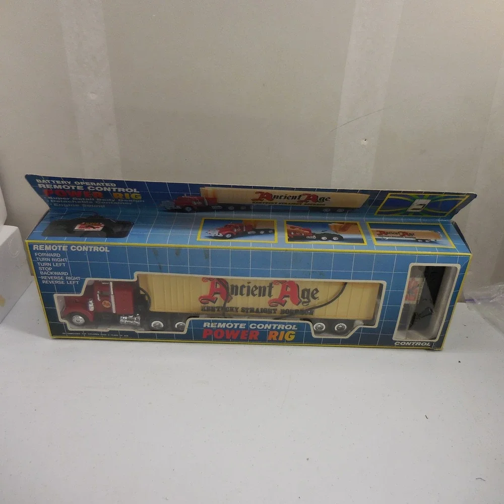 Vintage Ancient Age Bourbon Remote Control Power Rig Semi Truck Toy No. 4732